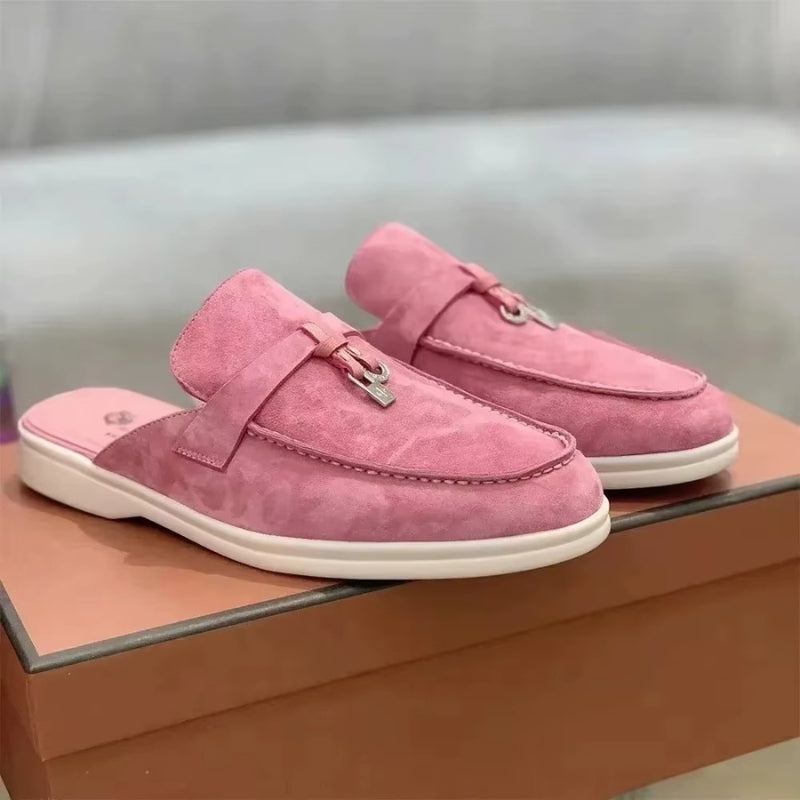 Men's Tassel Shoes with Open Back Design
