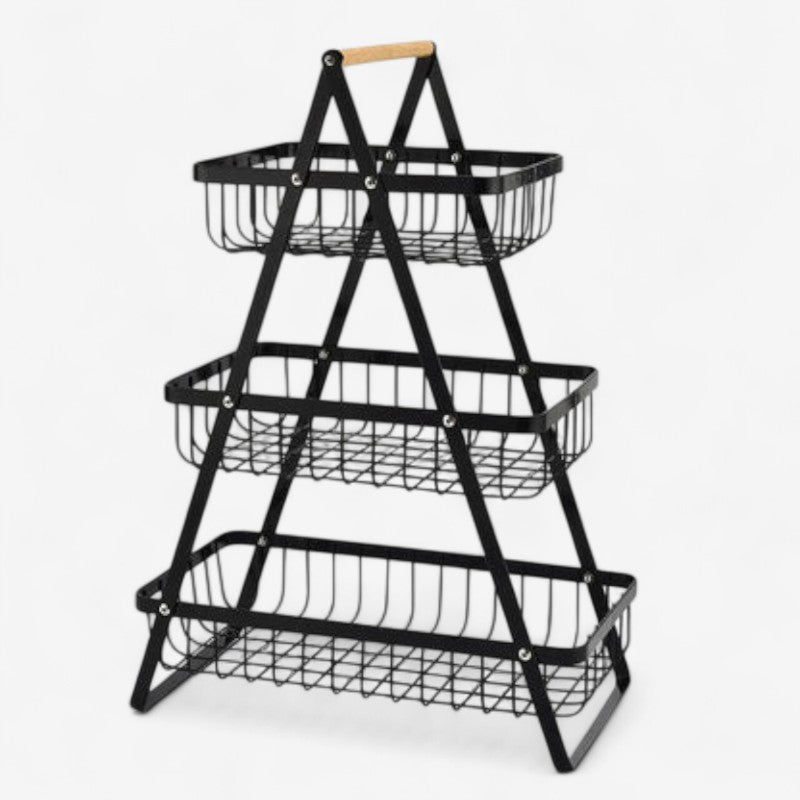 Basket with Removable Beads and Handle