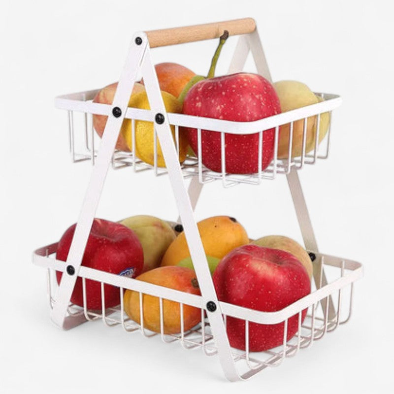Basket with Removable Beads and Handle