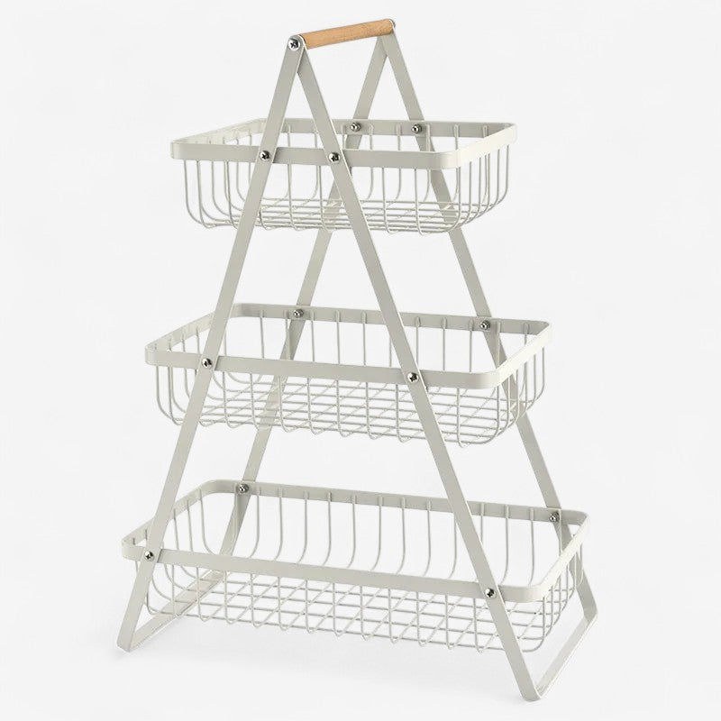 Basket with Removable Beads and Handle