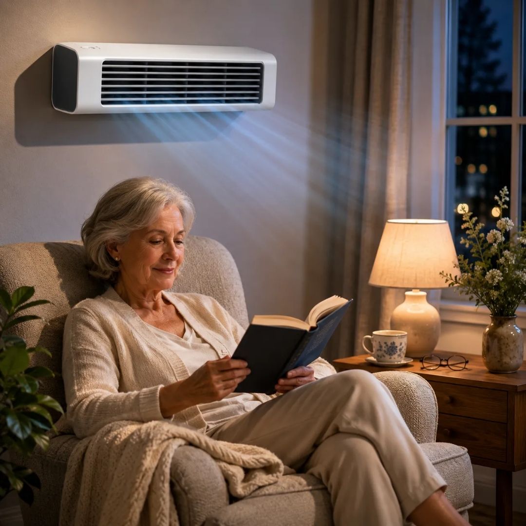 Bladeless Tower Fan with Adjustable Cooling and Remote Control