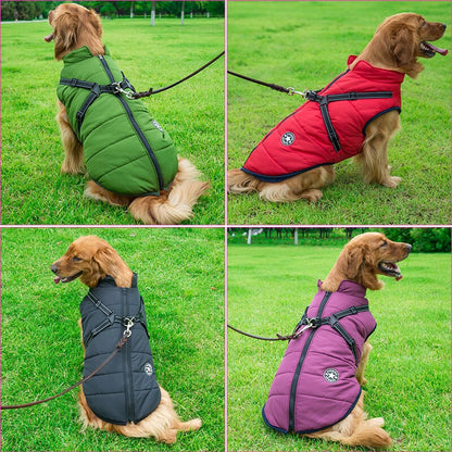 PawGuard dog coat harness detail