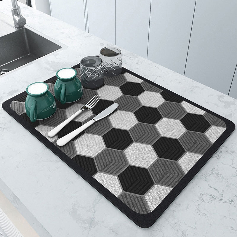 Foldable Drying Mat for Countertops