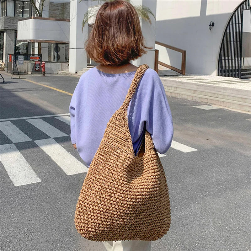 Handbag with Large Capacity and Handles