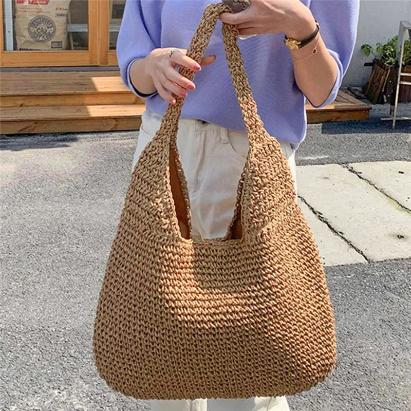 Handbag with Large Capacity and Handles