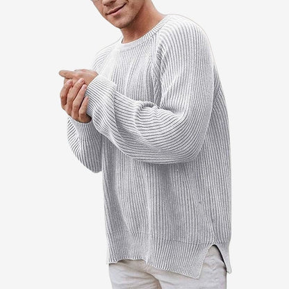 Men's Crew Neck Long Sleeve Sweater