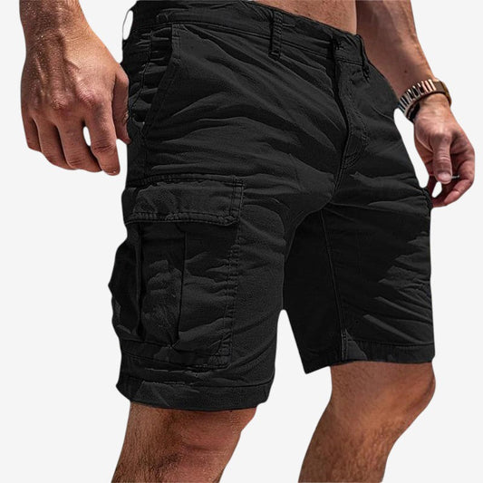 Men's Knee Length Shorts with Multiple Pockets