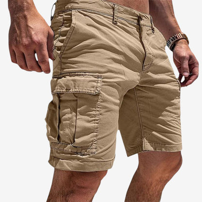 Men's Knee Length Shorts with Multiple Pockets