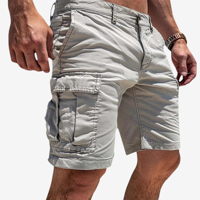 Men's Knee Length Shorts with Multiple Pockets