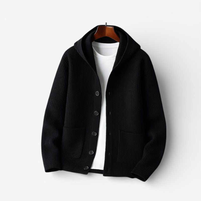 Men's Long Sleeve Hooded Sweater