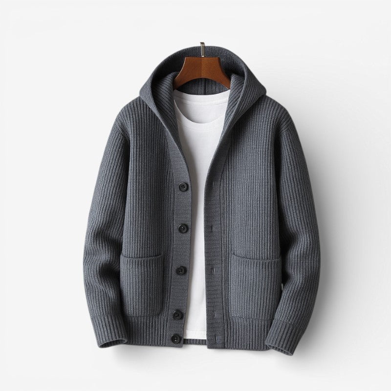 Men's Long Sleeve Hooded Sweater