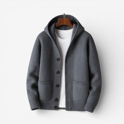 Men's Long Sleeve Hooded Sweater