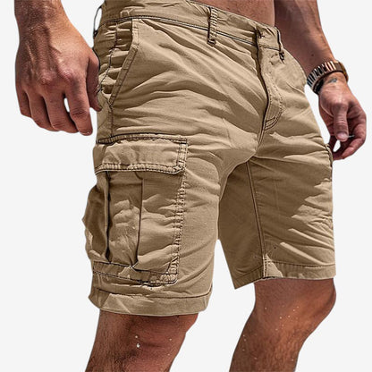 Men's Multi-Pocket Cargo Shorts with Relaxed Fit