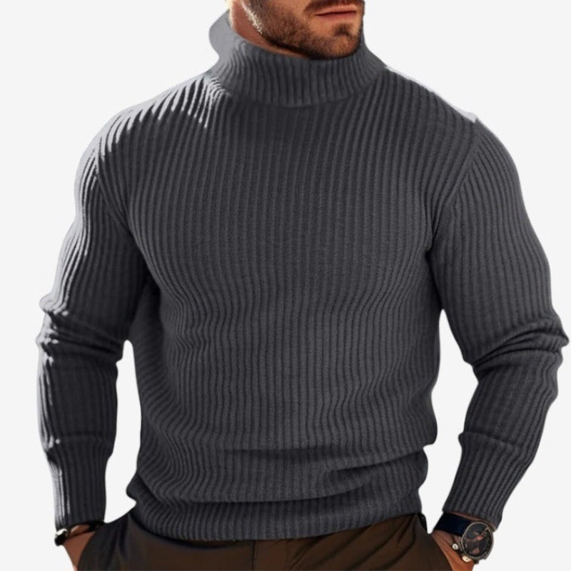 Men's Slim Fit Long Sleeve Turtleneck