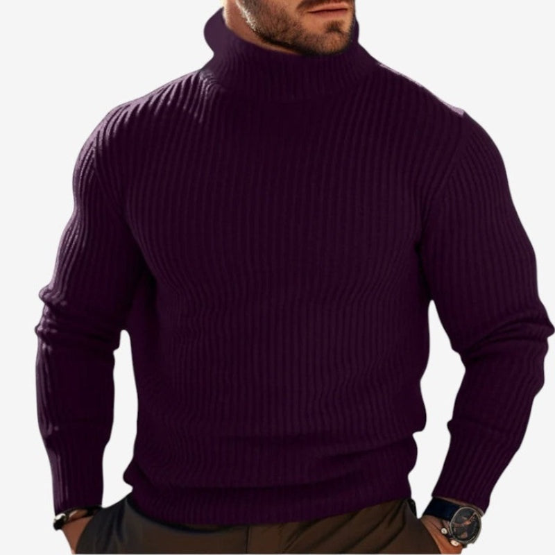 Men's Slim Fit Long Sleeve Turtleneck