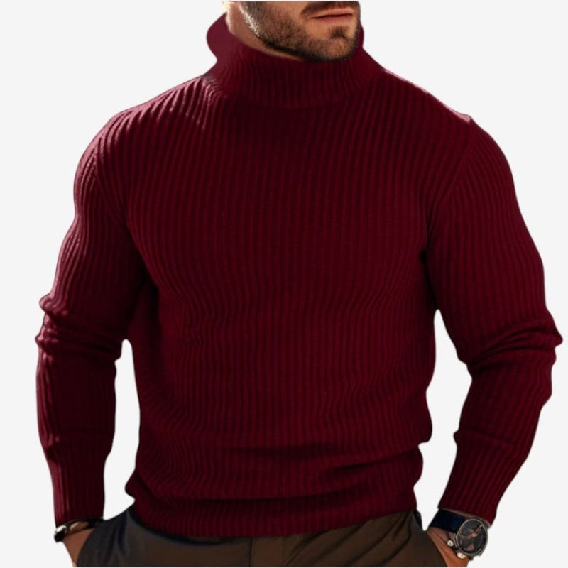 Men's Slim Fit Long Sleeve Turtleneck