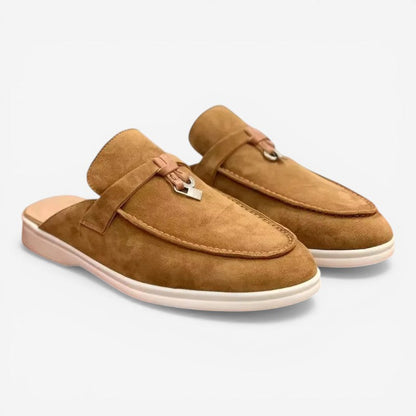 Men's Tassel Shoes with Open Back Design