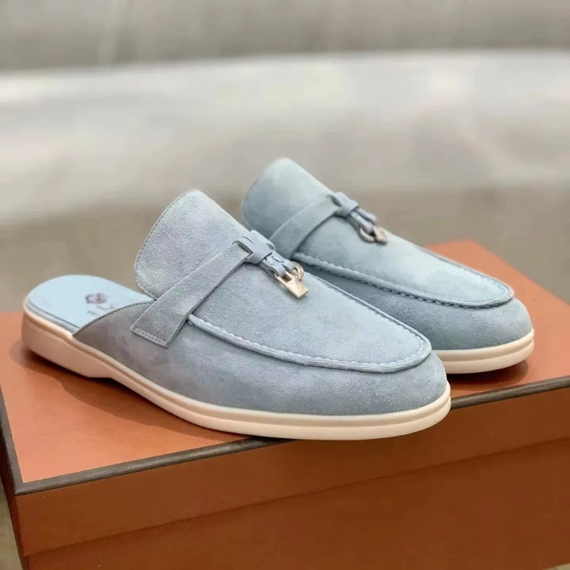 Men's Tassel Shoes with Open Back Design