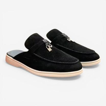Men's Tassel Shoes with Open Back Design