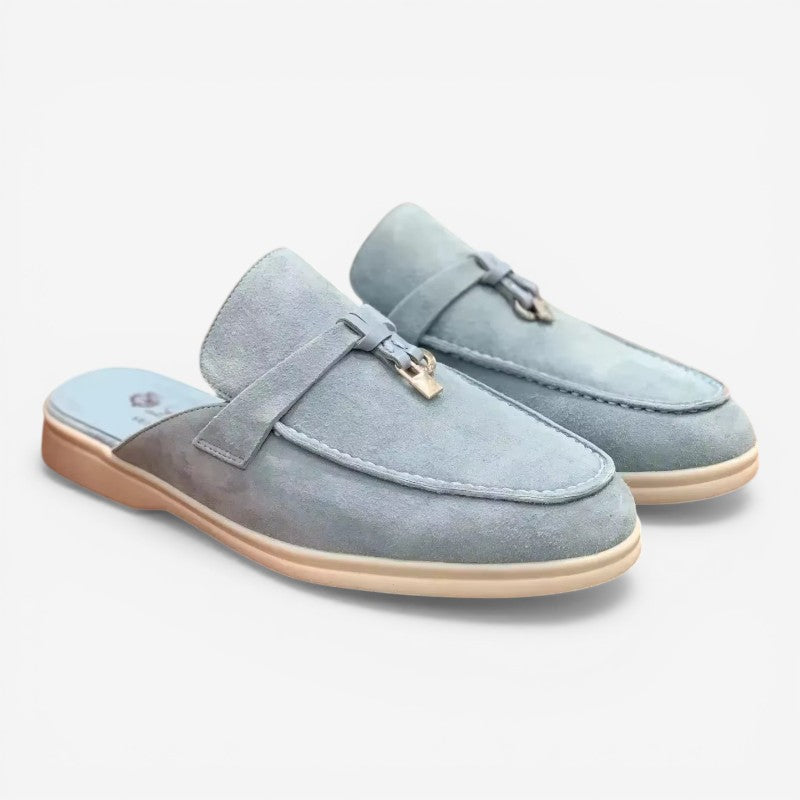 Men's Tassel Shoes with Open Back Design