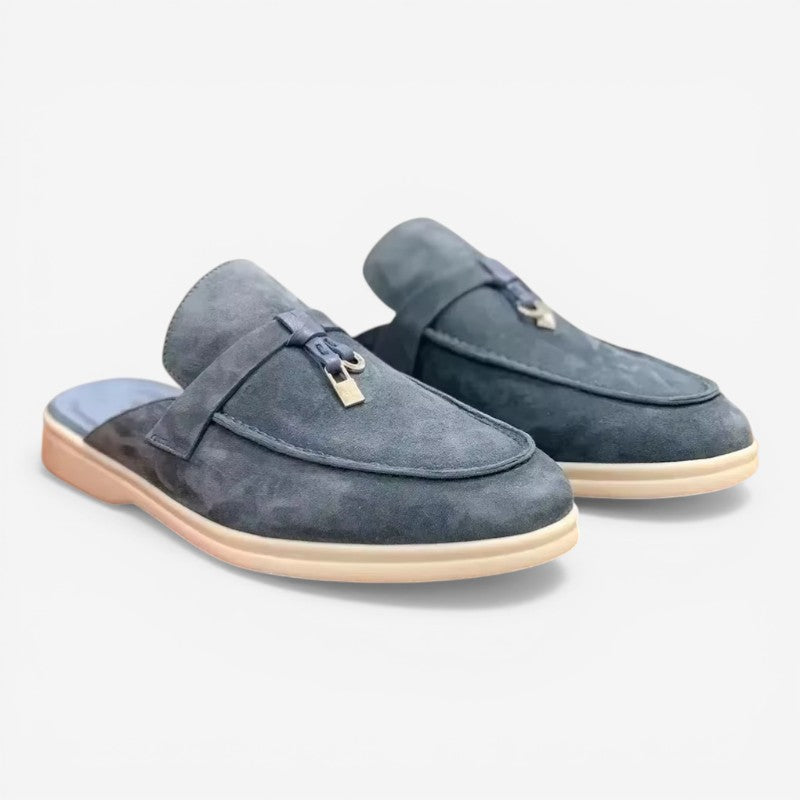 Men's Tassel Shoes with Open Back Design