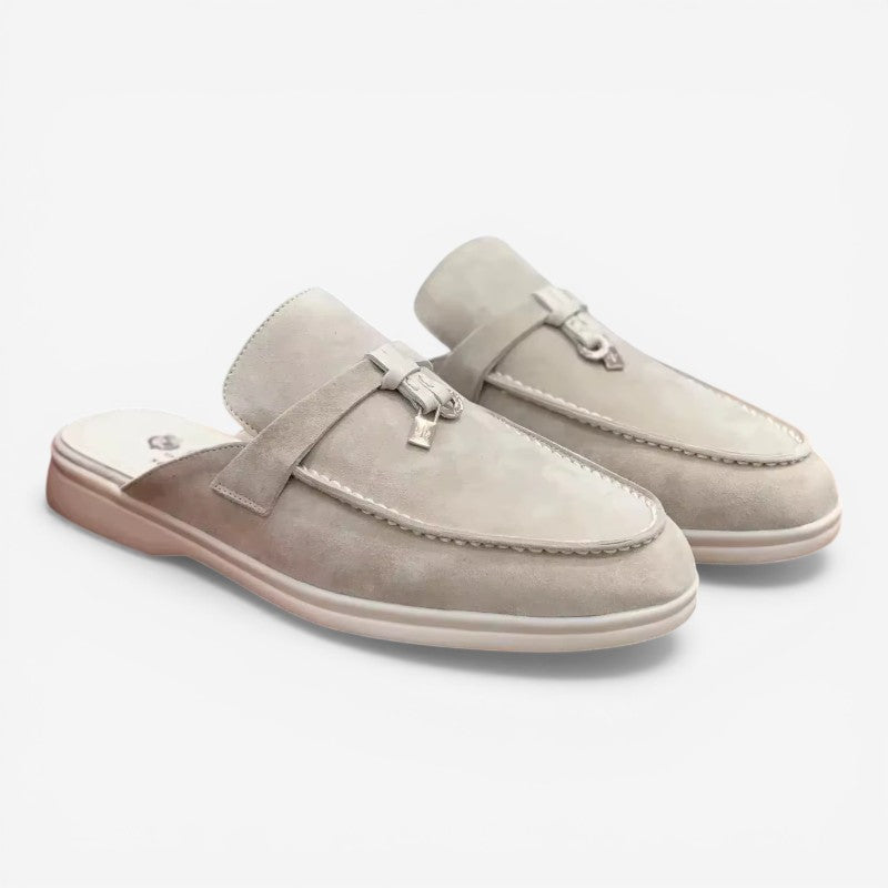 Men's Tassel Shoes with Open Back Design