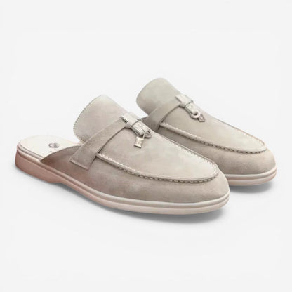 Men's Tassel Shoes with Open Back Design