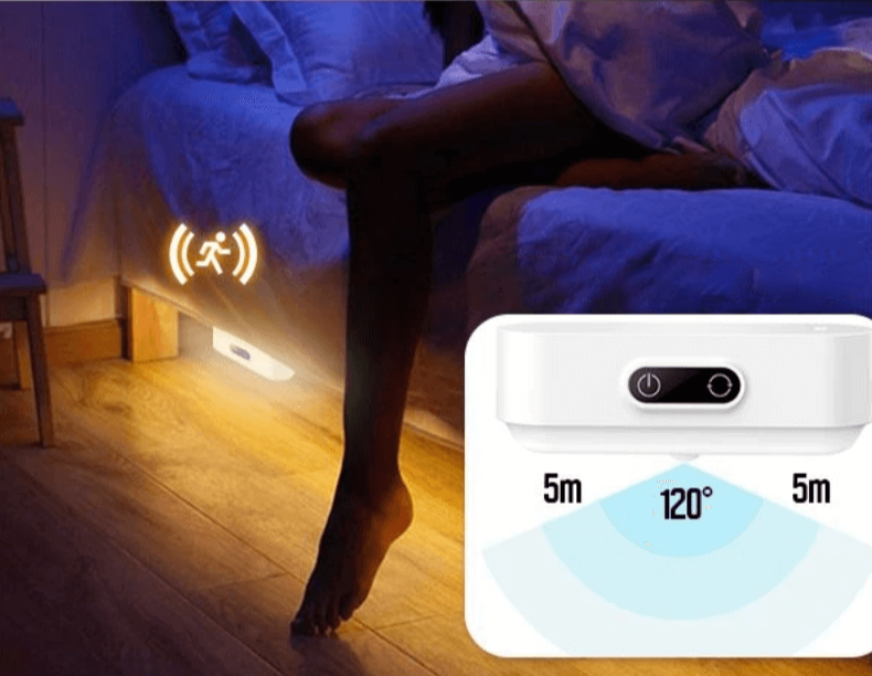 Motion-Activated Night Light with Adjustable Brightness