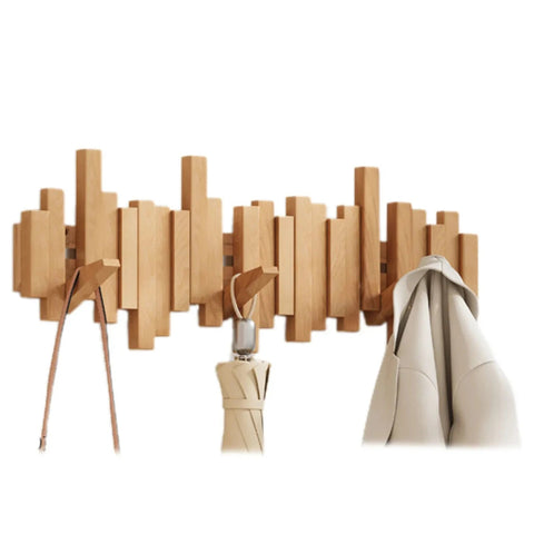 CoatRack piano shaped wall coat rack