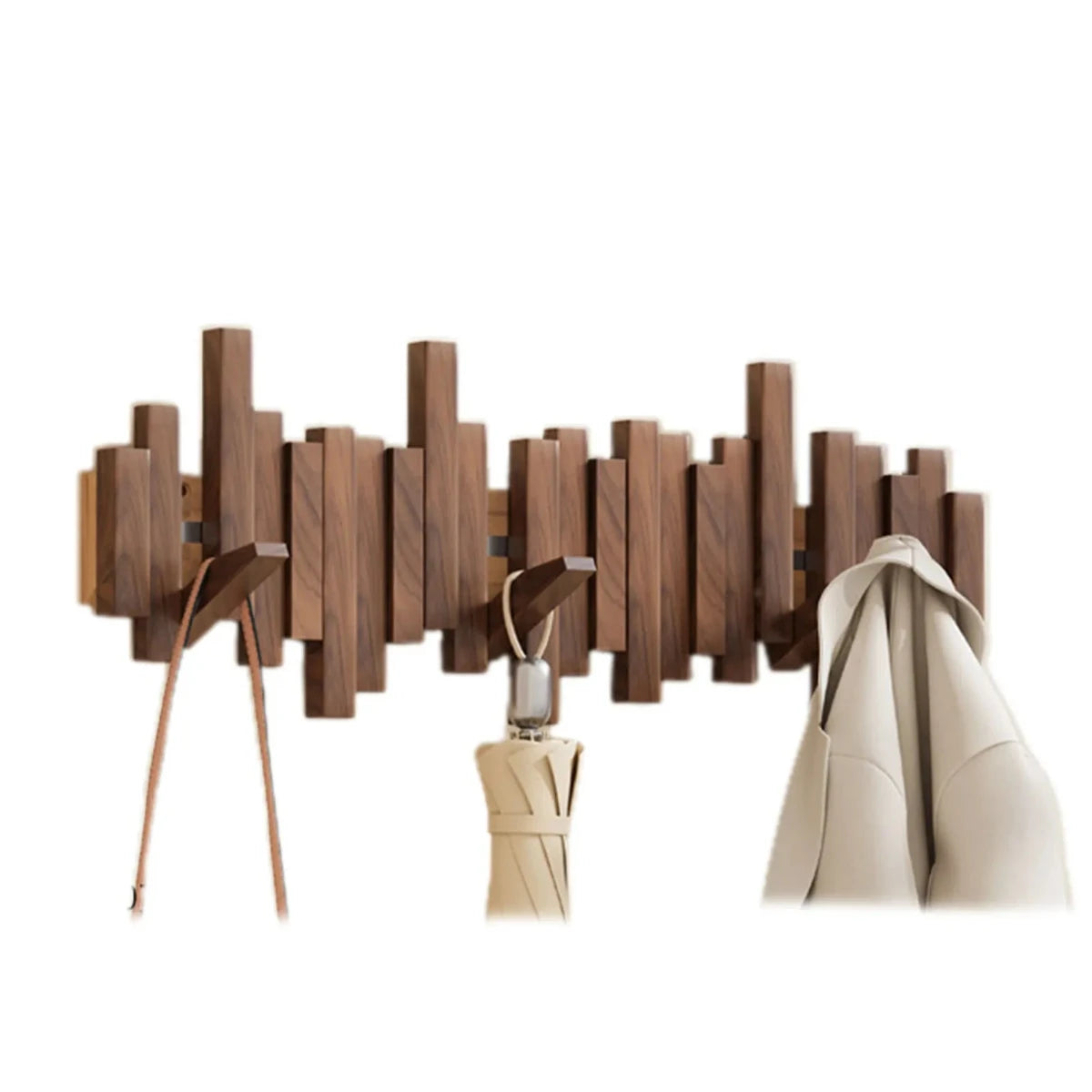 Piano-Shaped Wall Coat Rack