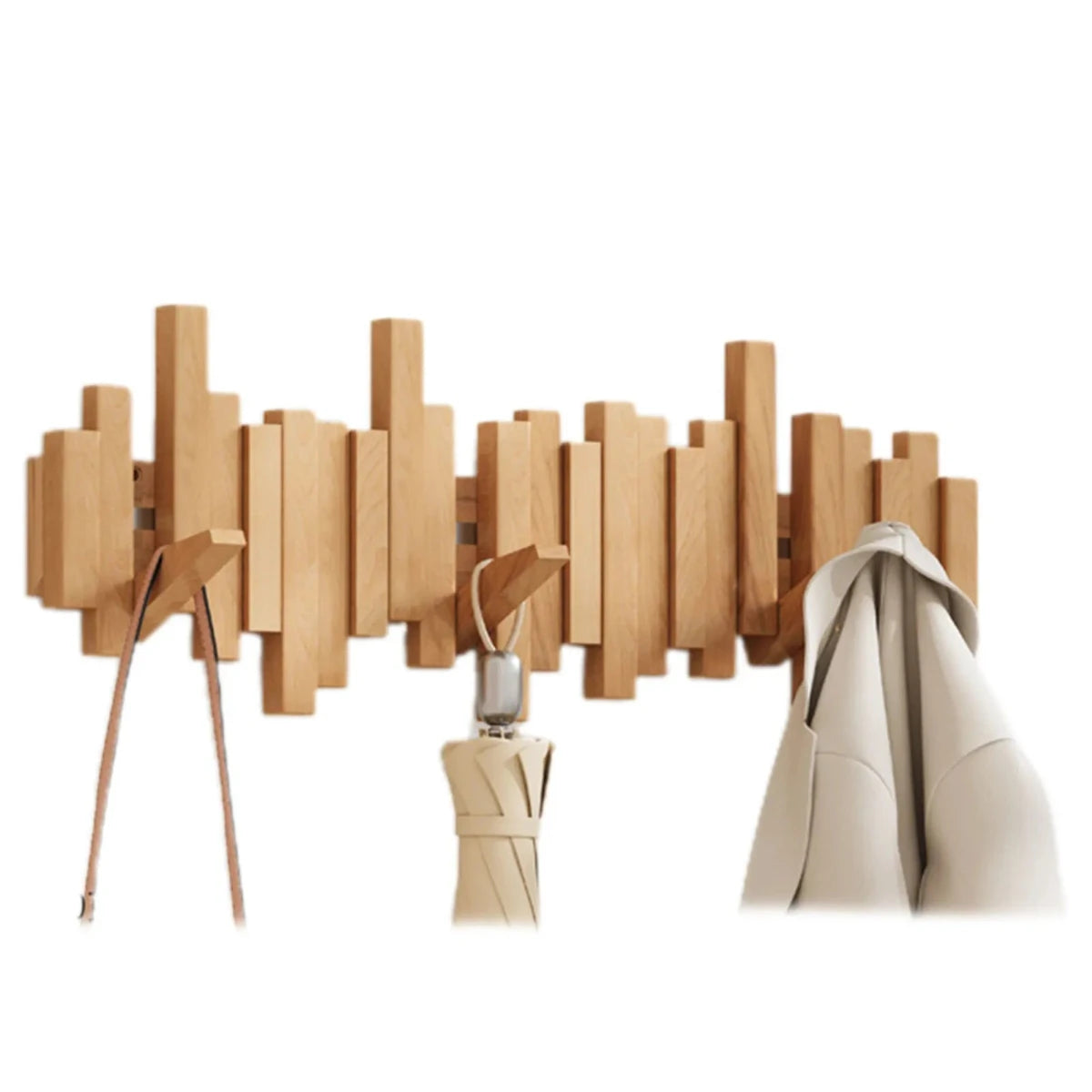 Piano-Shaped Wall Coat Rack