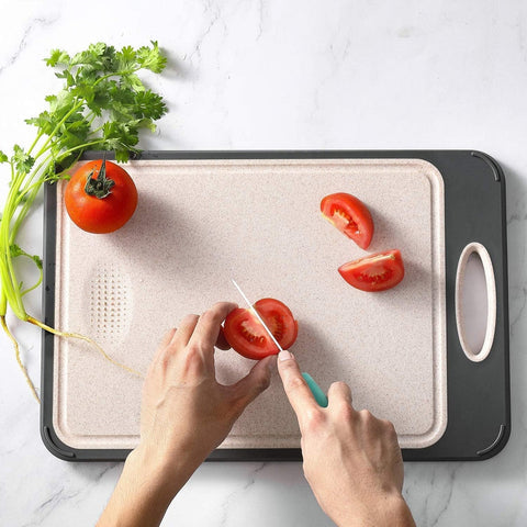 ProCut stainless steel cutting board detail