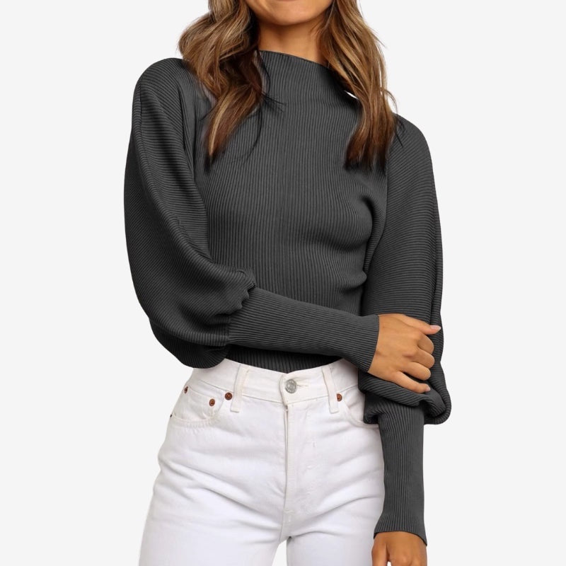 Women's Long Sleeve Turtleneck Jumper