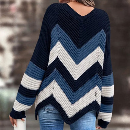 Women's Oversized Ribbed Hem Pullover